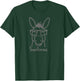 Santorini Donkey with Glasses Summer Greek Island Fun T-Shirt - T-Shirt | Forest