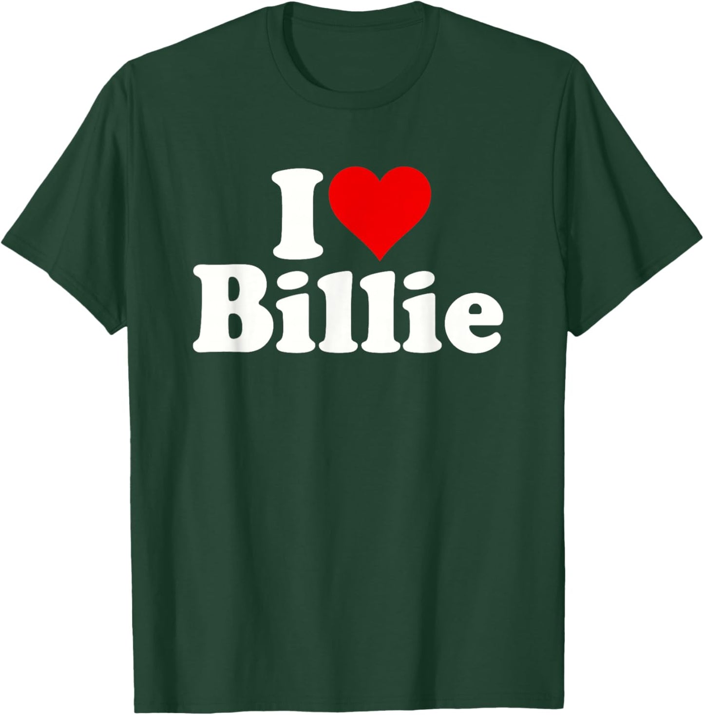 I Love Heart Billie T-Shirt - T-Shirt | Forest