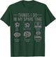Soccer Things Do In My Spare Time Funny Soccer Player T-Shirt - T-Shirt | Forest