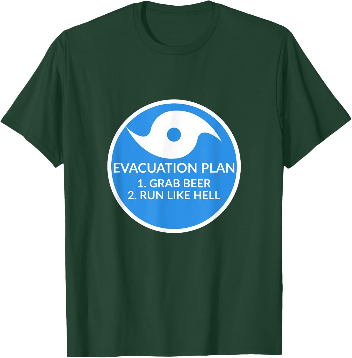 Hurricane Shirt Designs Black Adults Small Classic Fit Short Sleeve Fun Vacation,Beach T-Shirt - T-Shirt | Forest