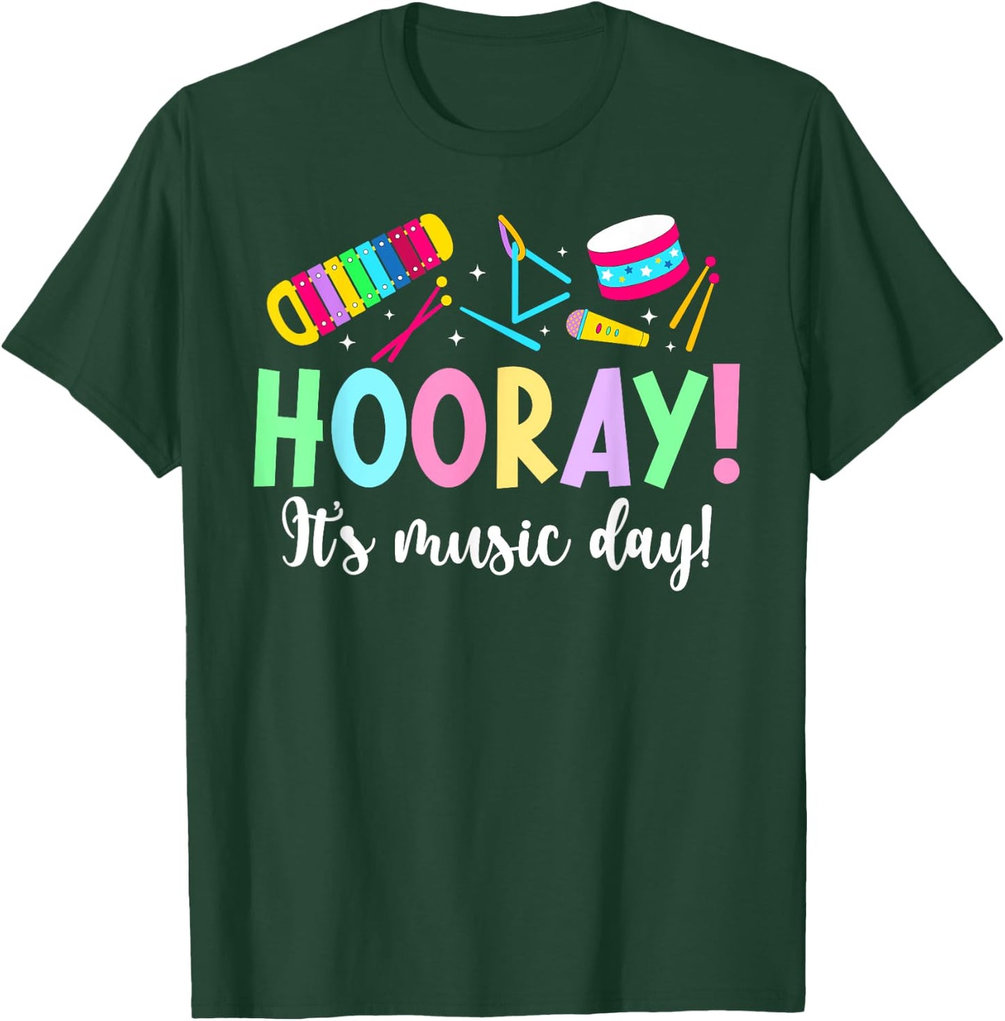 It's Music Day Music Teacher Music Teaching T-Shirt - T-Shirt | Forest