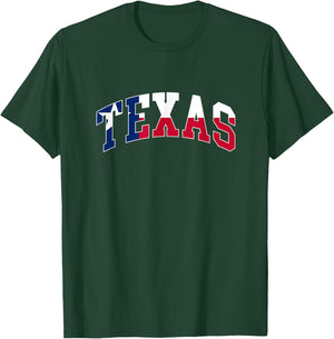Texas - Throwback Design - Flag of Texas - Classic T-Shirt - T-Shirt | Forest