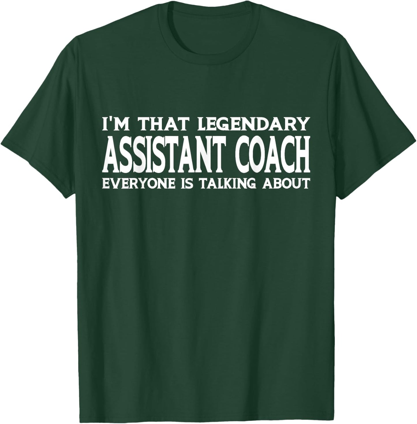 Assistant Coach Job Title Employee Funny Assistant Coach T-Shirt - T-Shirt | Forest