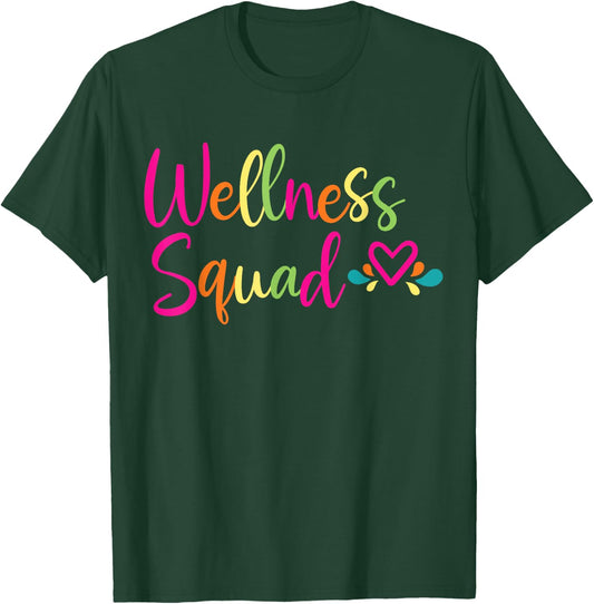 Fitness Gym Crew Health Trainer Tribe Wellness Coach Squad T-Shirt - T-Shirt | Forest