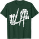 Cute Freaky Los Angeles Hand Sign Skeleton LA Gift T-Shirt - T-Shirt | Forest
