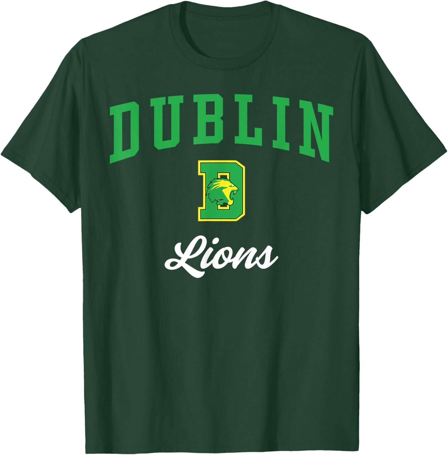 Dublin High School Lions C3 T-Shirt - T-Shirt | Forest