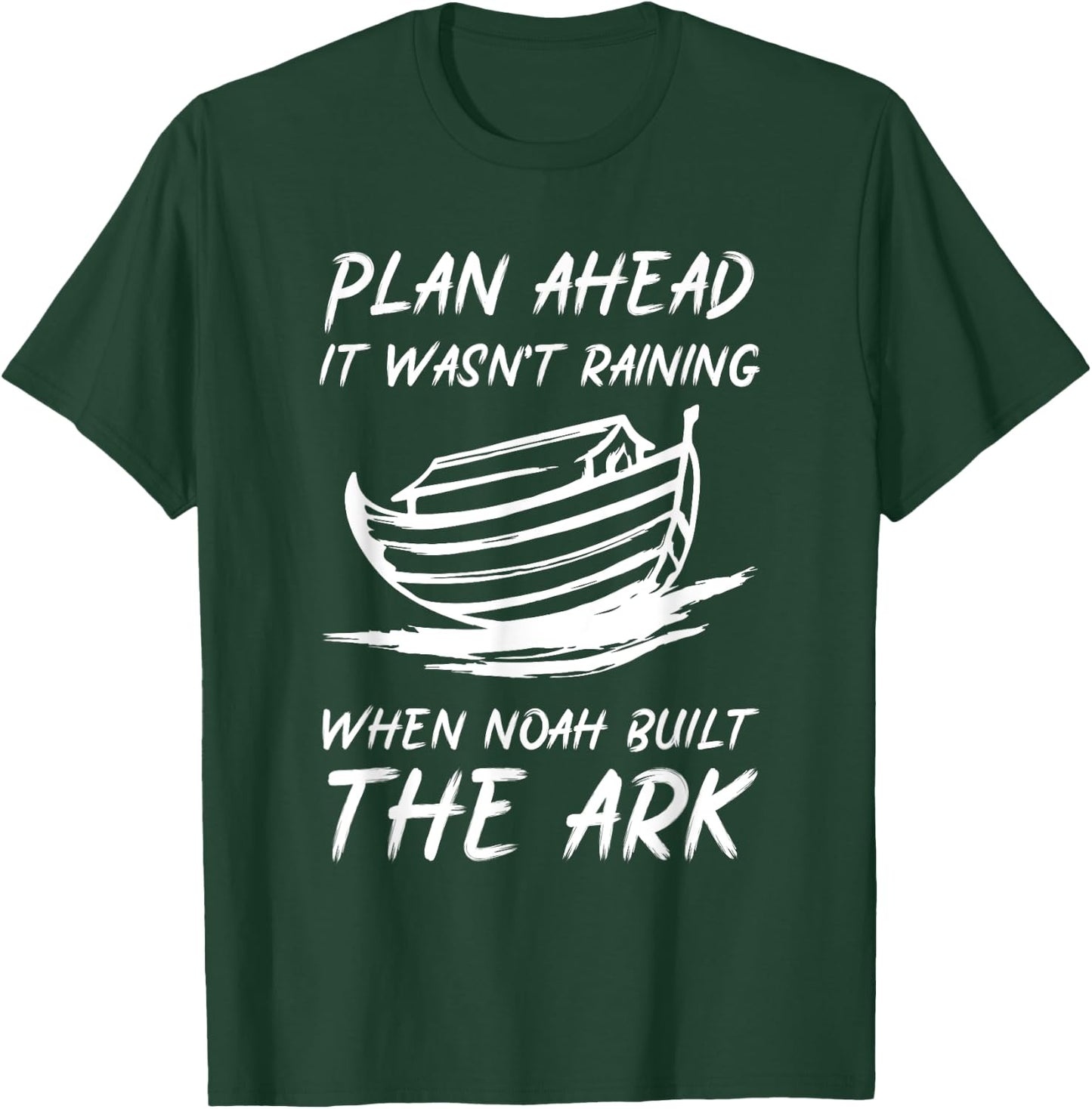 Noahs Ark T - Bible Verse Inspired Christian Devotion T-Shirt - T-Shirt | Forest