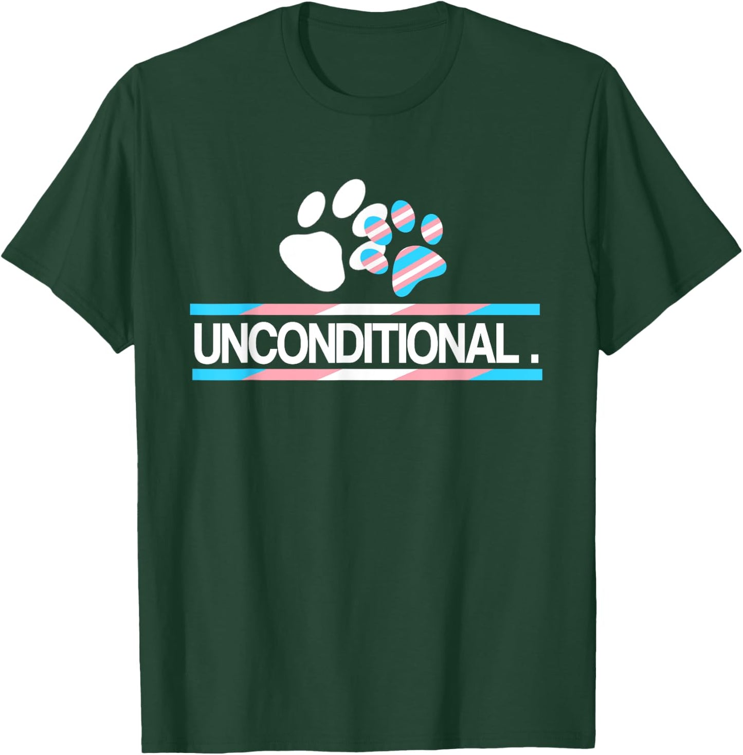 Transgender Unconditional Love For Your Child Parent & Ally T-Shirt - T-Shirt | Forest