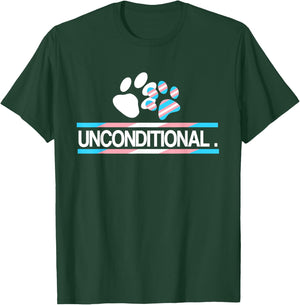 Transgender Unconditional Love For Your Child Parent & Ally T-Shirt - T-Shirt | Forest