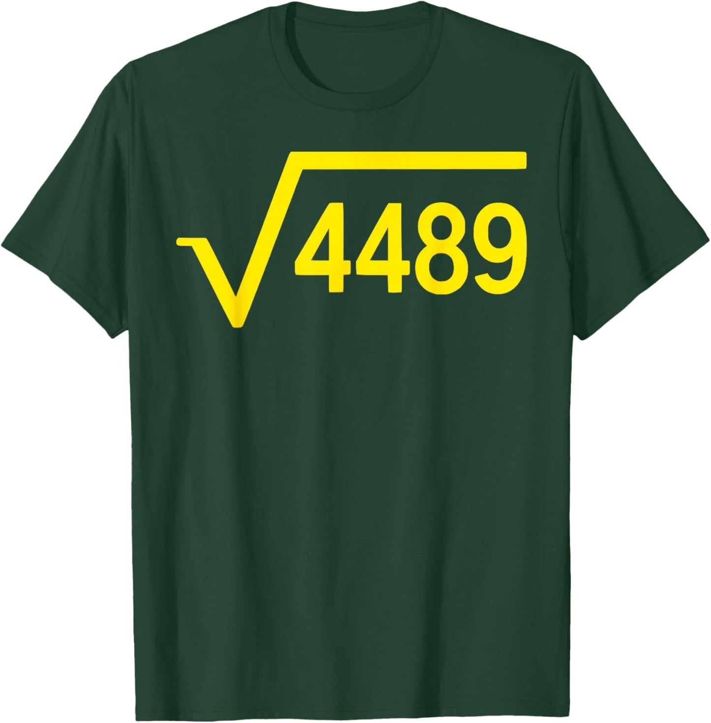 Square Root of 4489 Funny 67 Meme 6 7 Six Seven Kids Math T-Shirt - T-Shirt | Forest