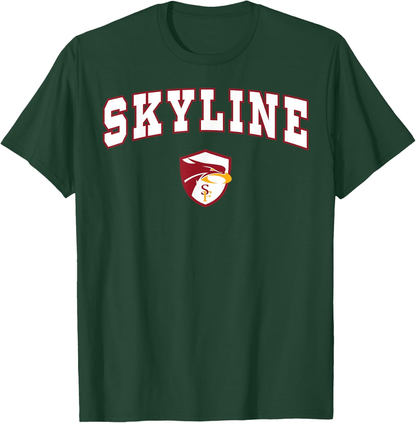 Skyline High School Falcons C2 T-Shirt - T-Shirt | Forest