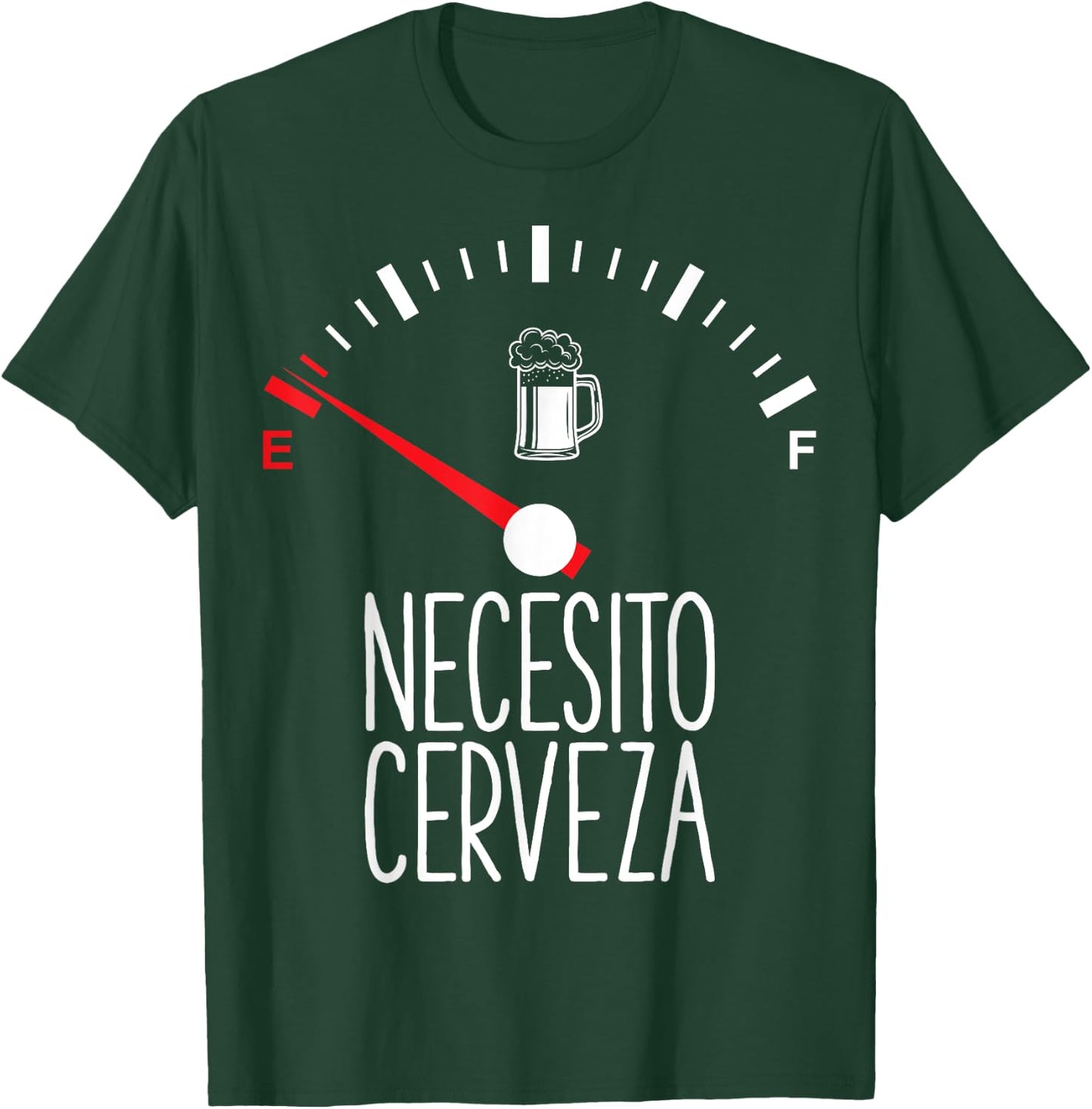 Necesito Cerveza Beer Drinkers Gift Beer Themed Gift T-Shirt - T-Shirt | Forest