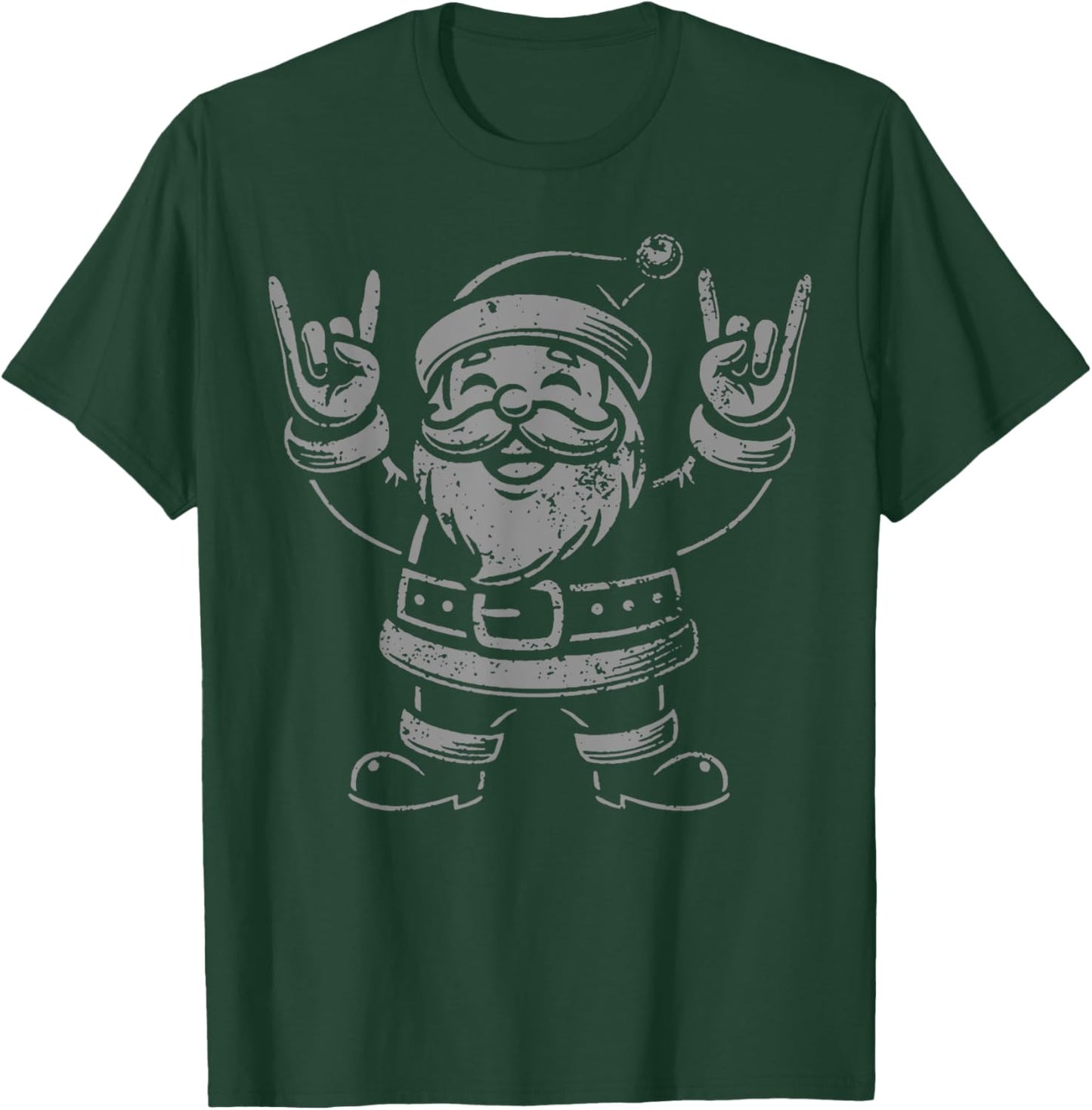 El Rocker Santa Clause T-Shirt - T-Shirt | Forest