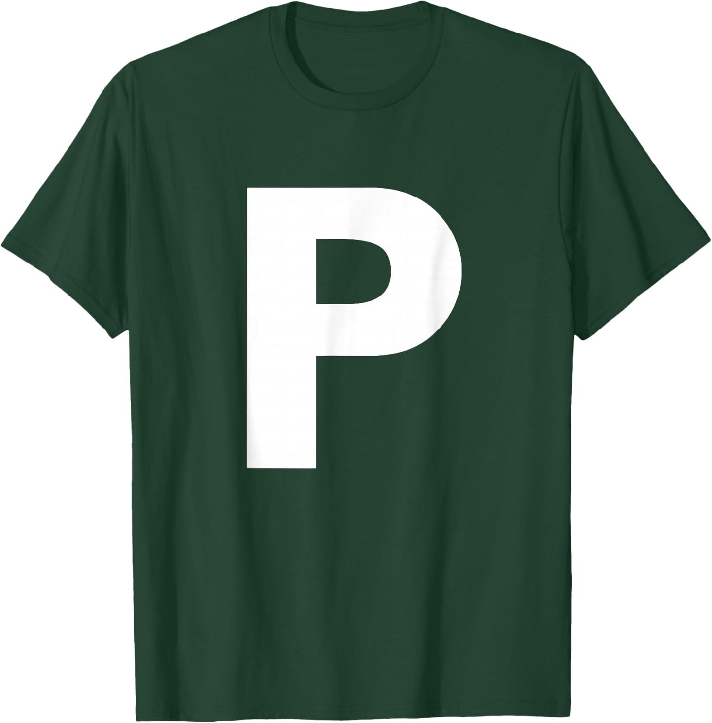 Alphabet Letter P (capital upper case) Shirt T-Shirt - T-Shirt | Forest