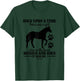 Horses & Dogs Funny Horse Girl Gift T-Shirt - T-Shirt | Forest