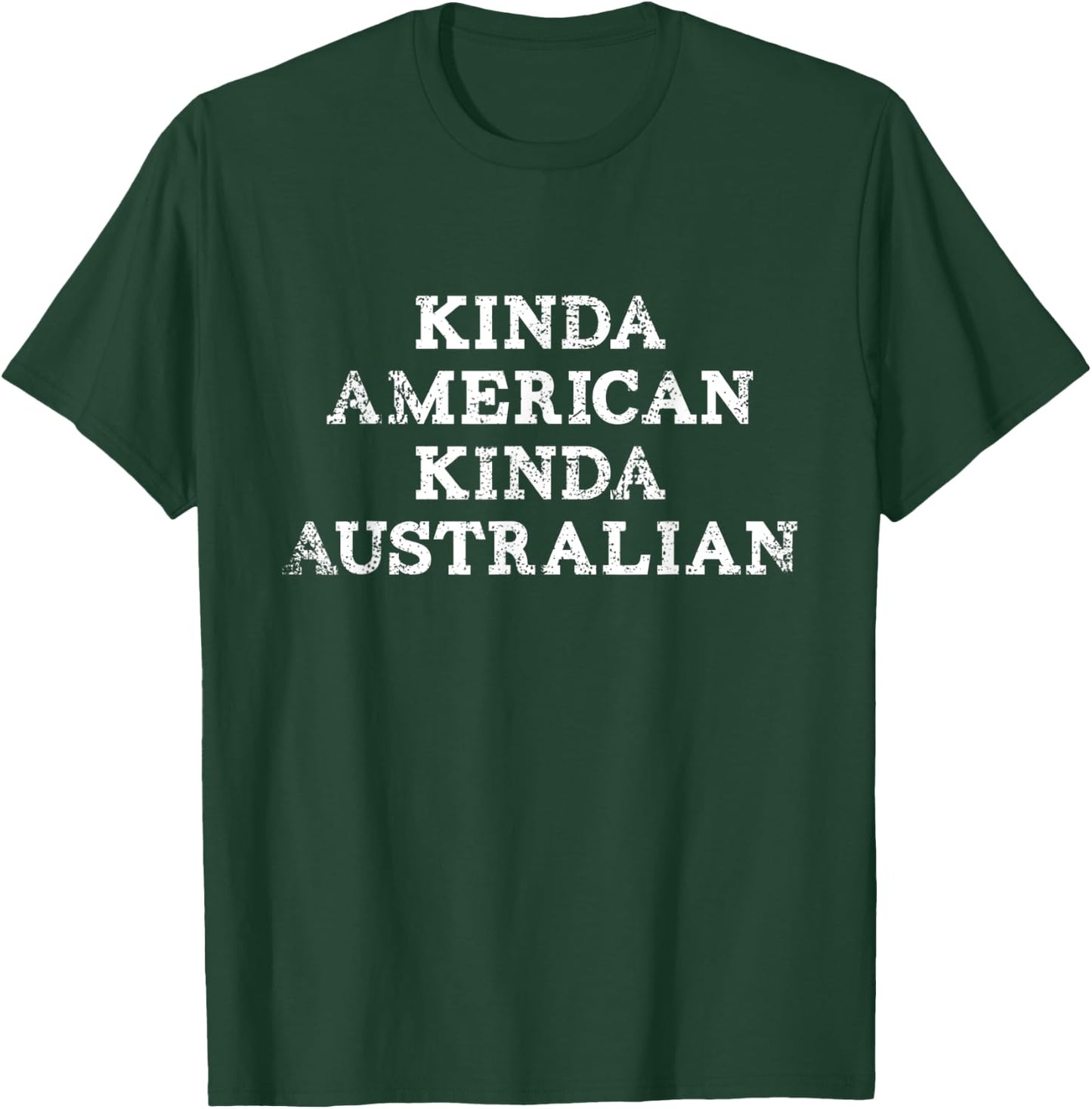 Australian American - Flag Straya Outback Sydney Melbourne T-Shirt - T-Shirt | Forest