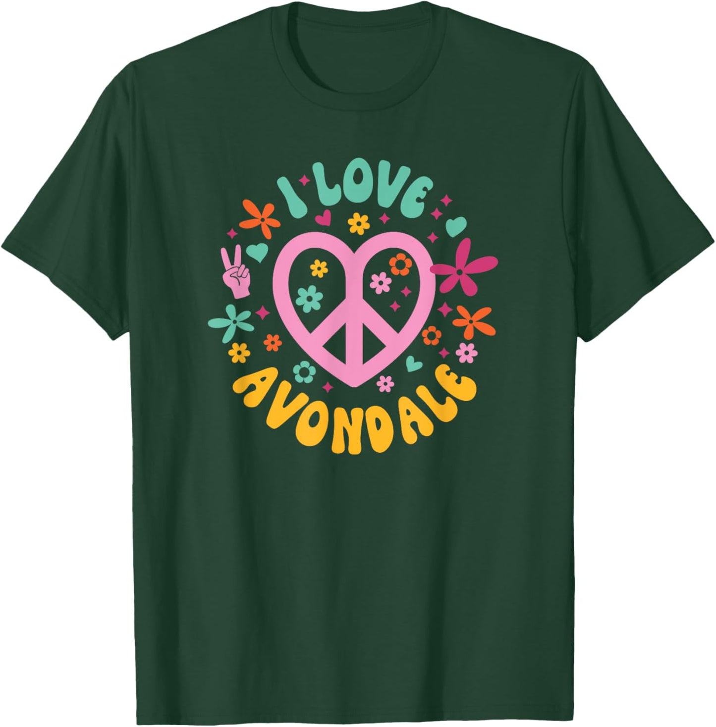 I Love Avondale T-Shirt - T-Shirt | Forest