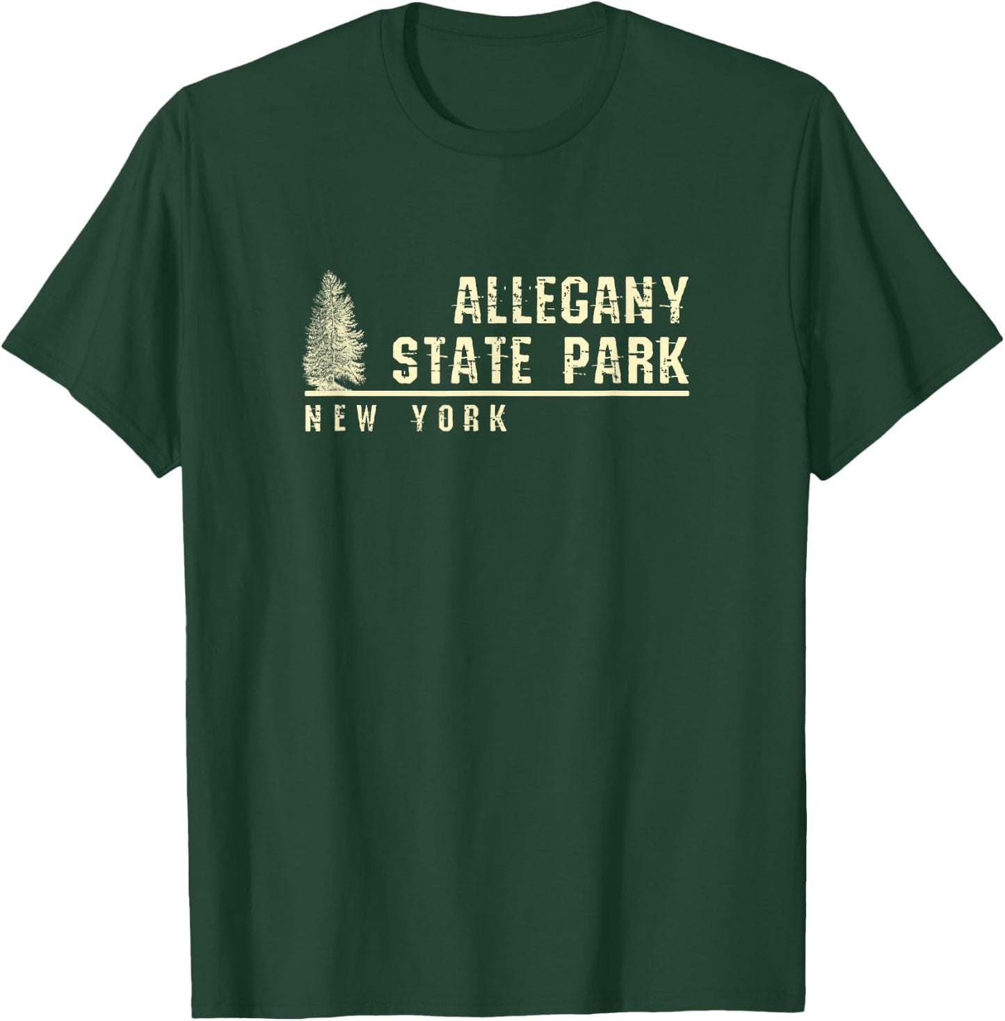 New York Souvenir Gift Allegany State Park T-Shirt - T-Shirt | Forest