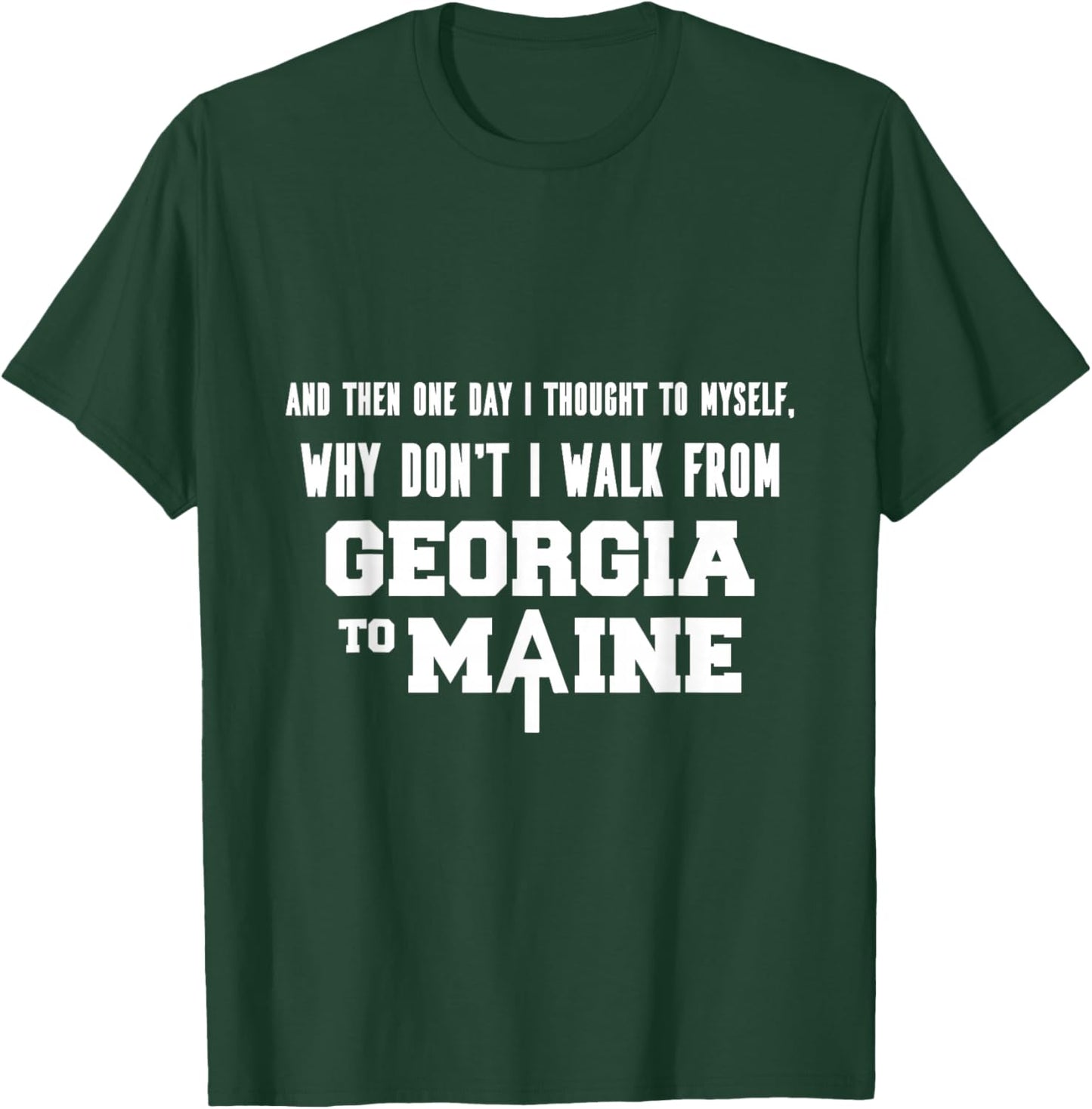 Appalachian Trail Souvenir Map Hiking Appalachia T-Shirt - T-Shirt | Forest