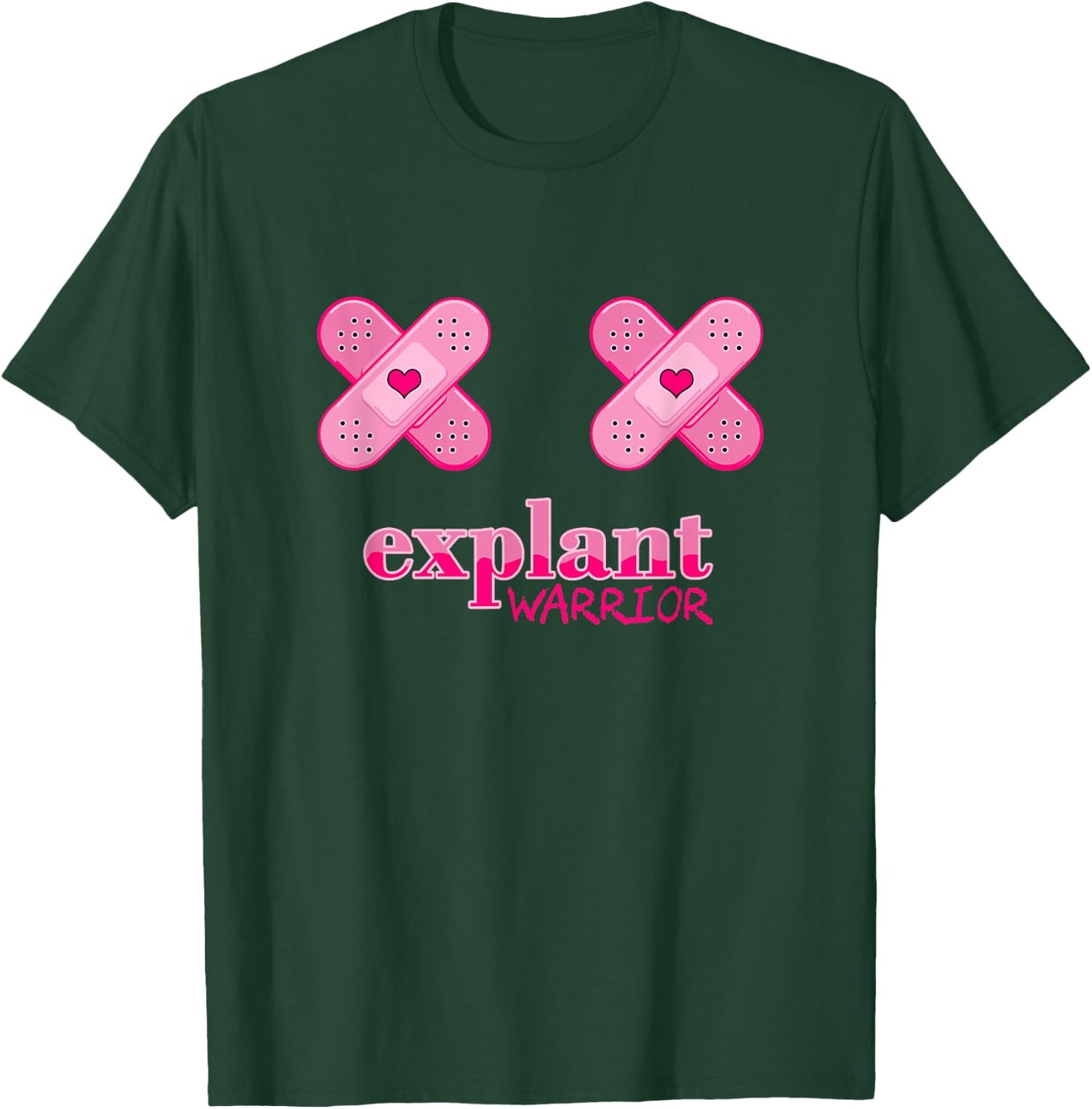 Explant Surgery Breast Implant Illness Cancer Awareness T-Shirt - T-Shirt | Forest