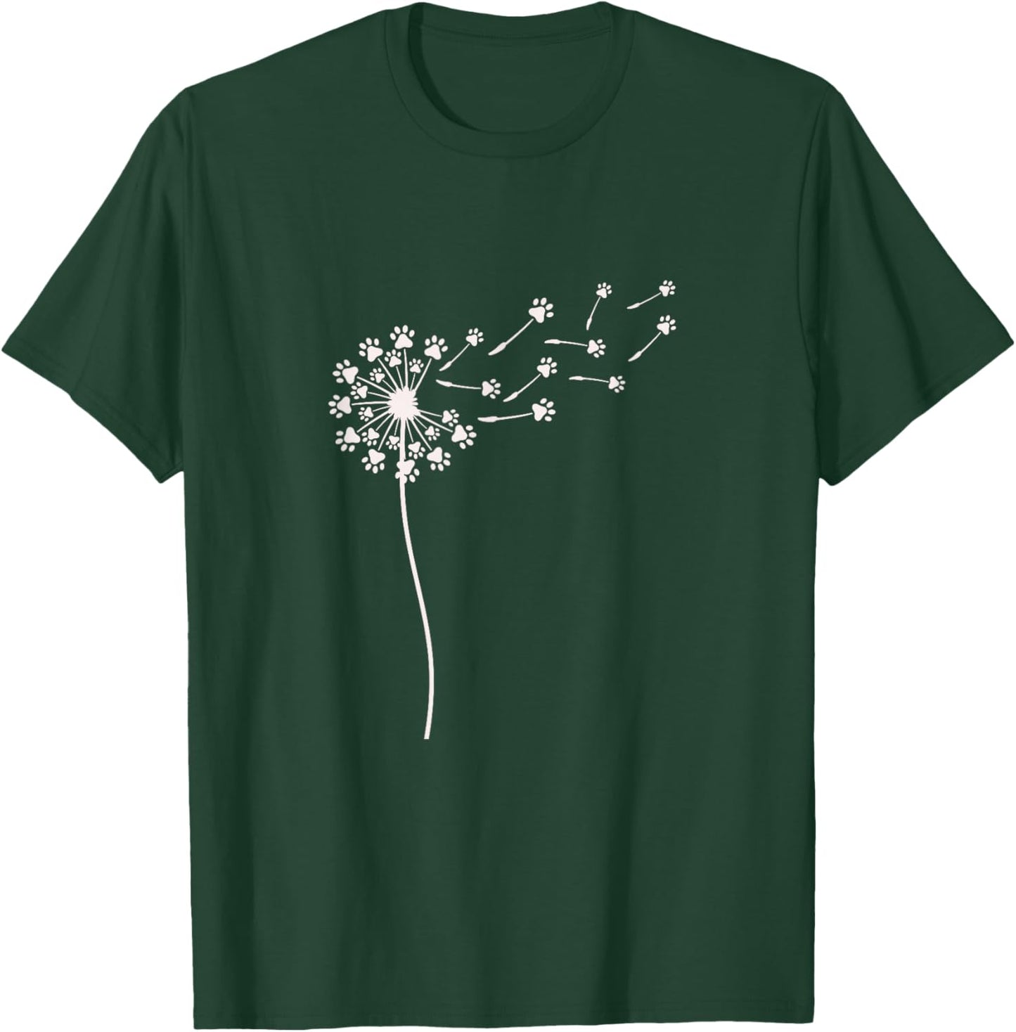 Dog Paw Heart Dog Mum Dog Lover Dog Love Dogs T-Shirt - T-Shirt | Forest