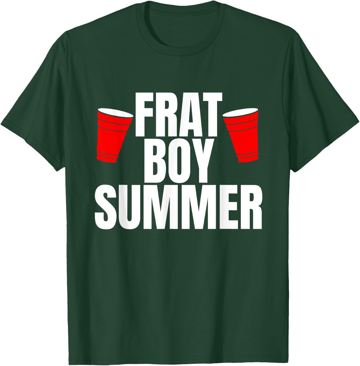 Frat Boy Summer Beer Pong T-Shirt - T-Shirt | Forest
