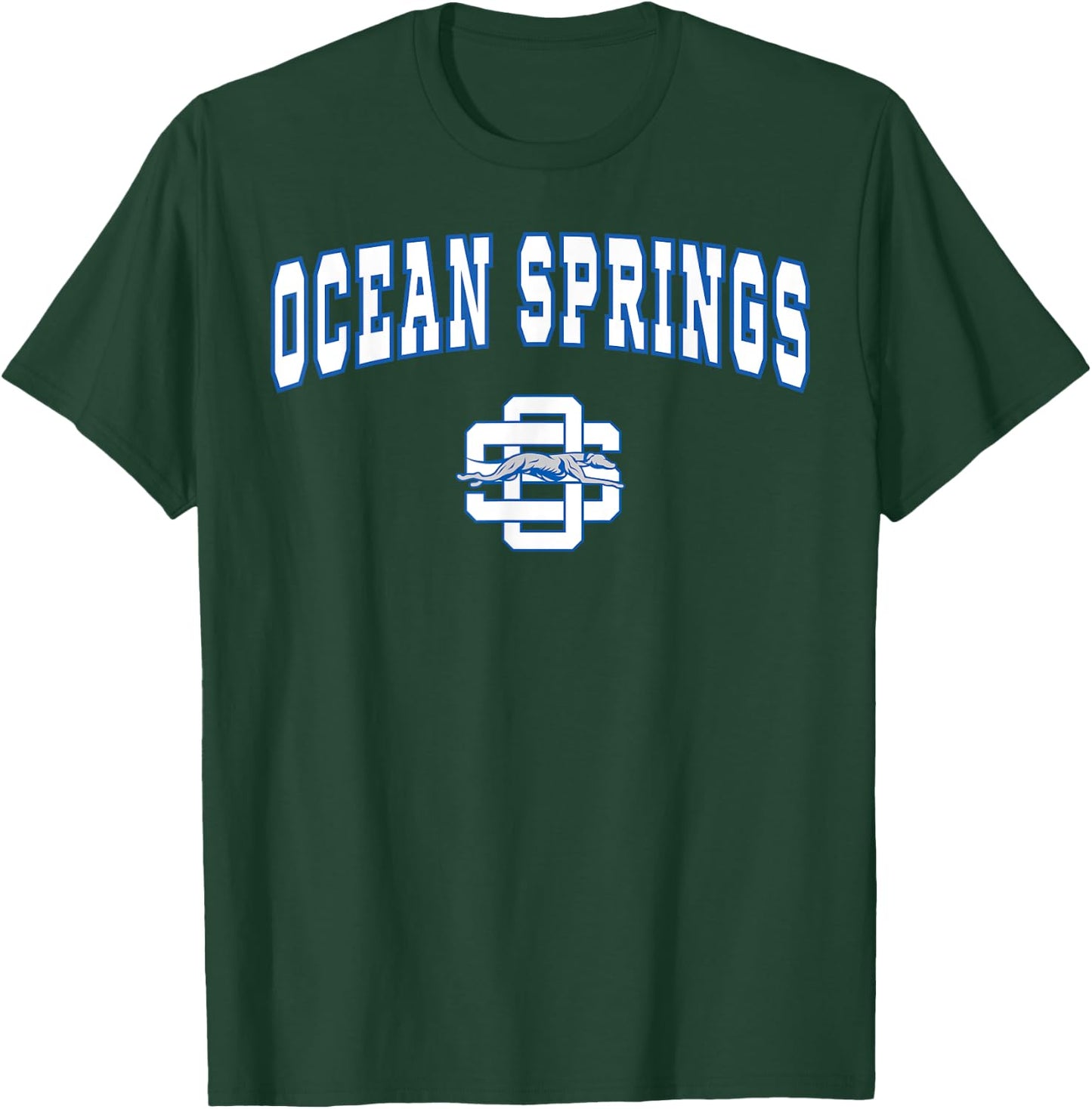 Ocean Springs High School Greyhounds C2 T-Shirt - T-Shirt | Forest