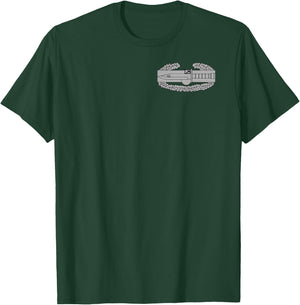 Combat Action Badge (CAB) - US Army T-Shirt - T-Shirt | Forest