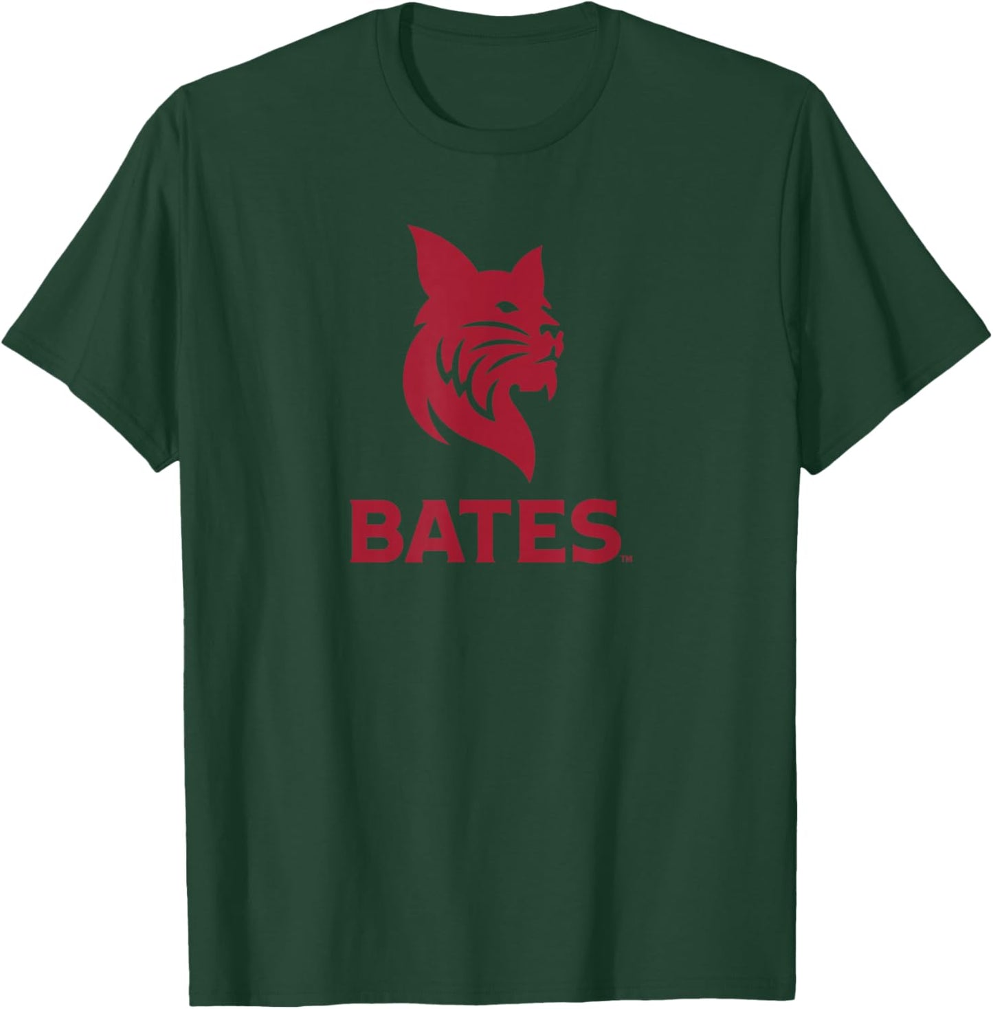 Bates College Bobcats Primary Logo T-Shirt - T-Shirt | Forest