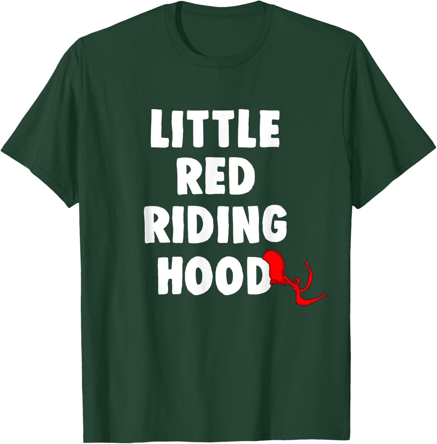 Little Red Riding Hood Matching Halloween Couples T-Shirt - T-Shirt | Forest