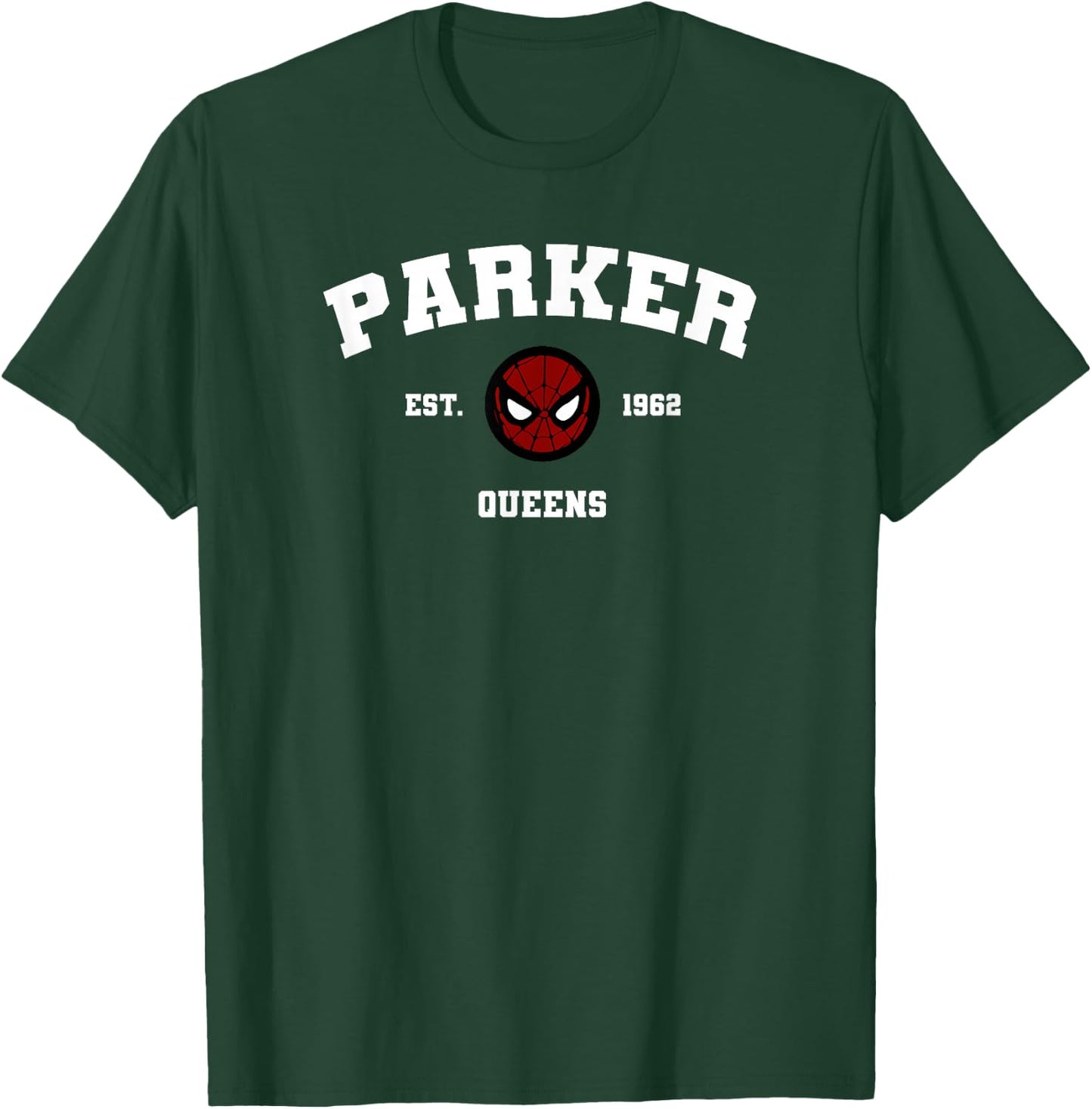 Marvel Spider-Man Parker Collegiate T-Shirt - T-Shirt | Forest