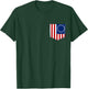 Betsy Ross Flag Shirt Pocket American Flag USA Patriot Gift Women Kids Men T-Shirt - T-Shirt | Forest