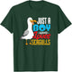 Just A Boy Who Loves Seagulls T-Shirt - T-Shirt | Forest
