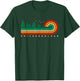 Evergreen Vintage Stripes Knickerbocker, Texas T-Shirt - T-Shirt | Forest