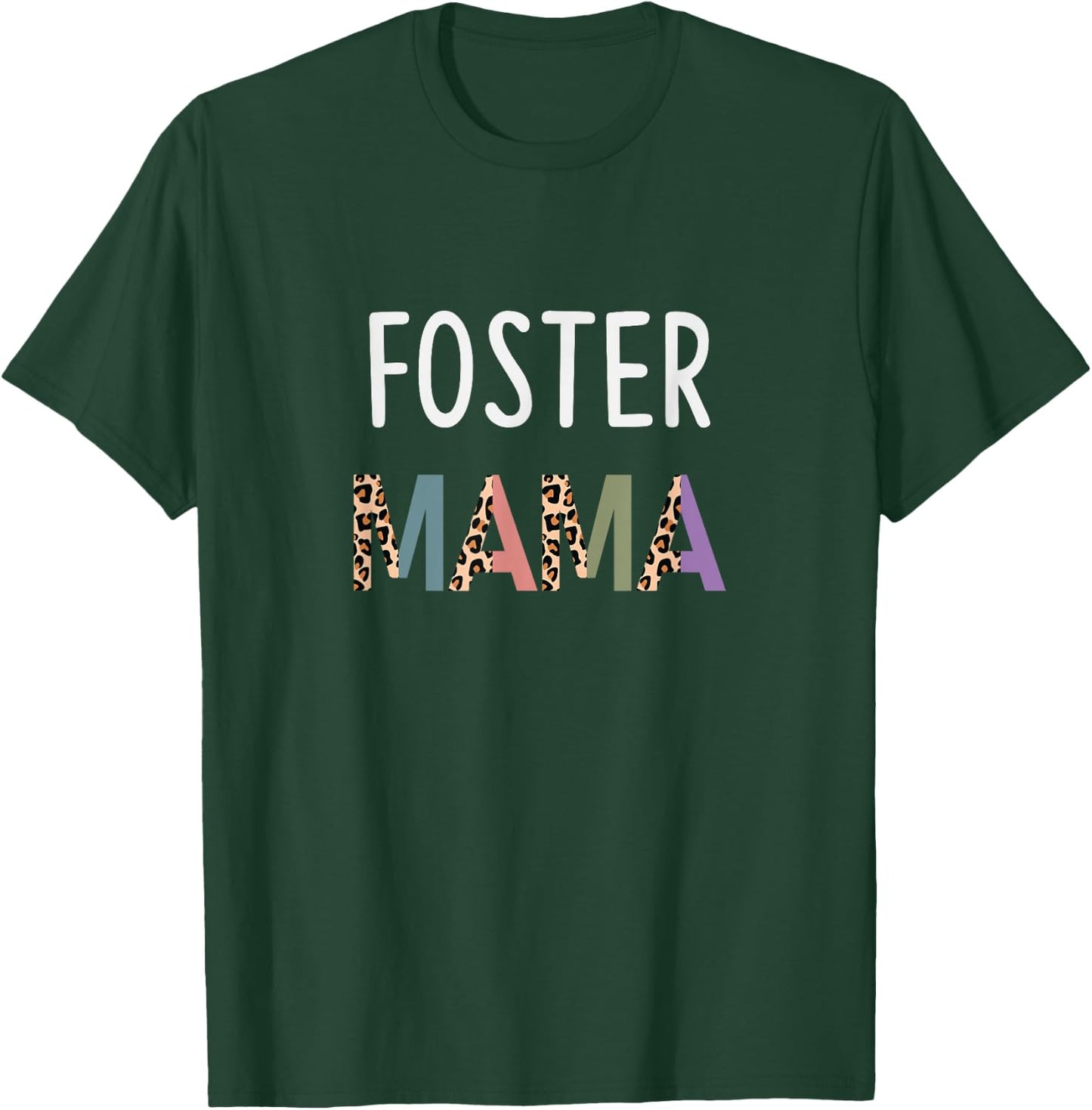 Foster Mama Funny Foster Cat Mom Gift Pet Lover T-Shirt - T-Shirt | Forest