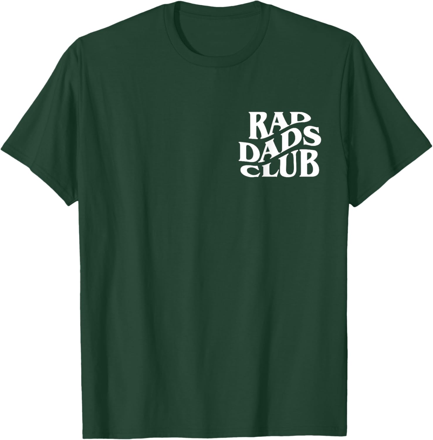 Rad Dads Club Retro Cool Funny Father's Day T-Shirt - T-Shirt | Forest