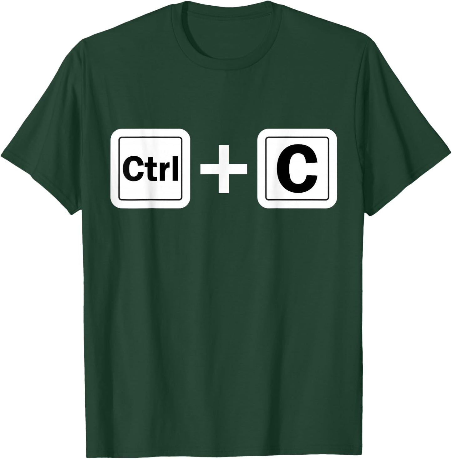 Ctrl C Funny Family Matching Copy Paste T-Shirt - T-Shirt | Forest
