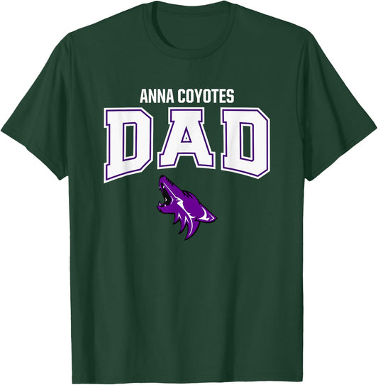 Anna Coyotes Logo Dad HS T-Shirt - T-Shirt | Forest