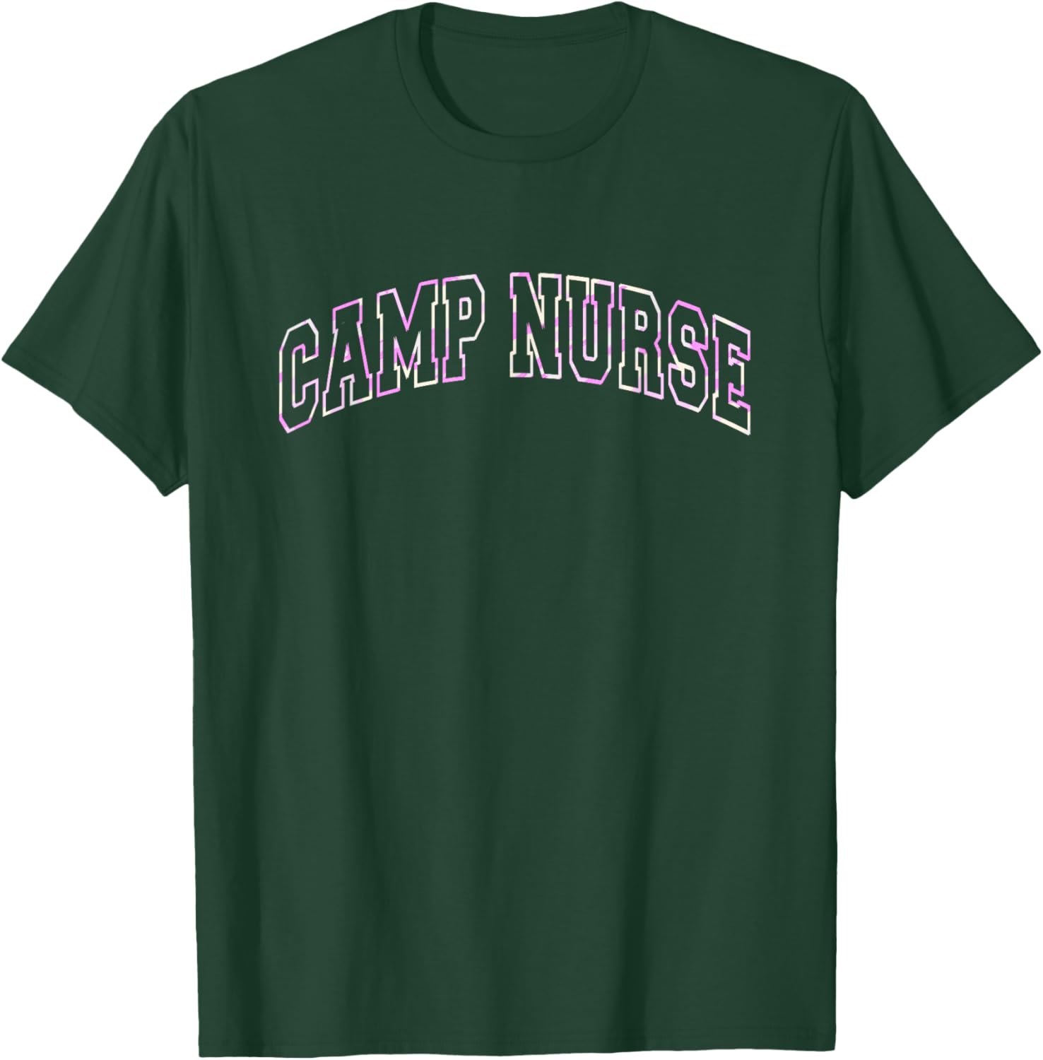 Off Duty CAMP NURSE Summer Camping Nursing School Graduation Men Women Kids T-Shirt - T-Shirt | Forest