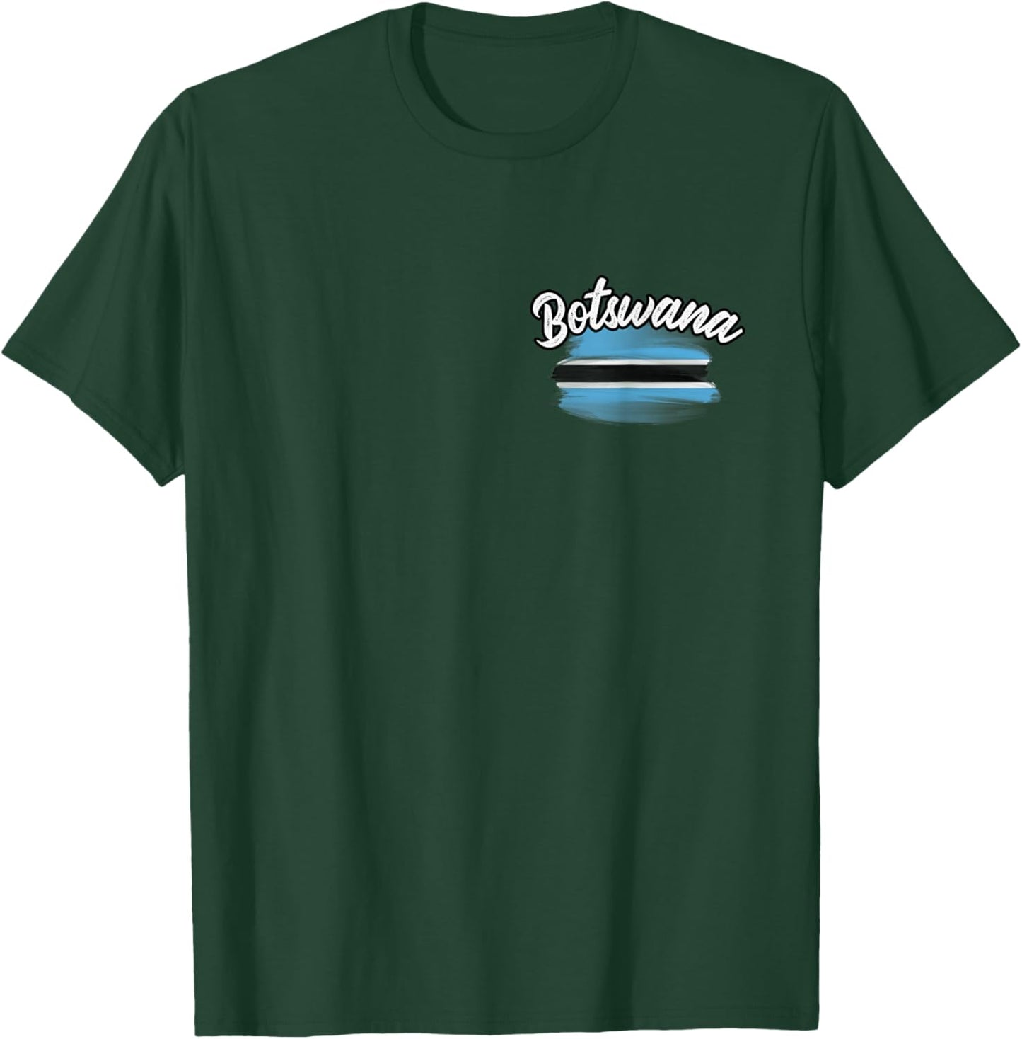Botswana Flag Batswana Sounveirs African Vacation Africa T-Shirt - T-Shirt | Forest