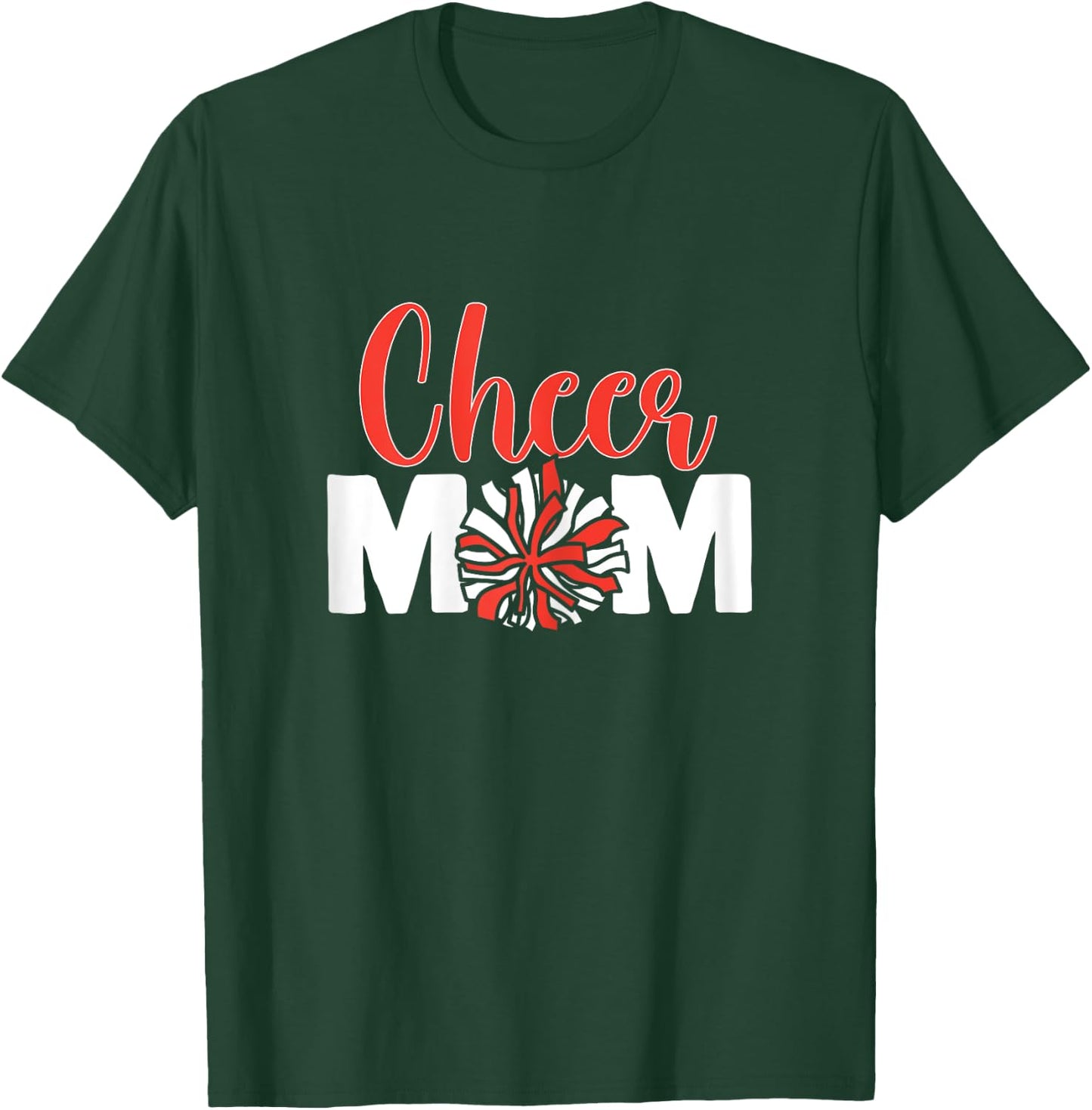 Cheer Mom Cheerleading Mother of Cheerleader Cheer Mom T-Shirt - T-Shirt | Forest