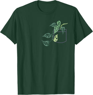 Plant Dad Plant Mom, Grow Monstera Adansonii, Urban Gardener T-Shirt - T-Shirt | Forest