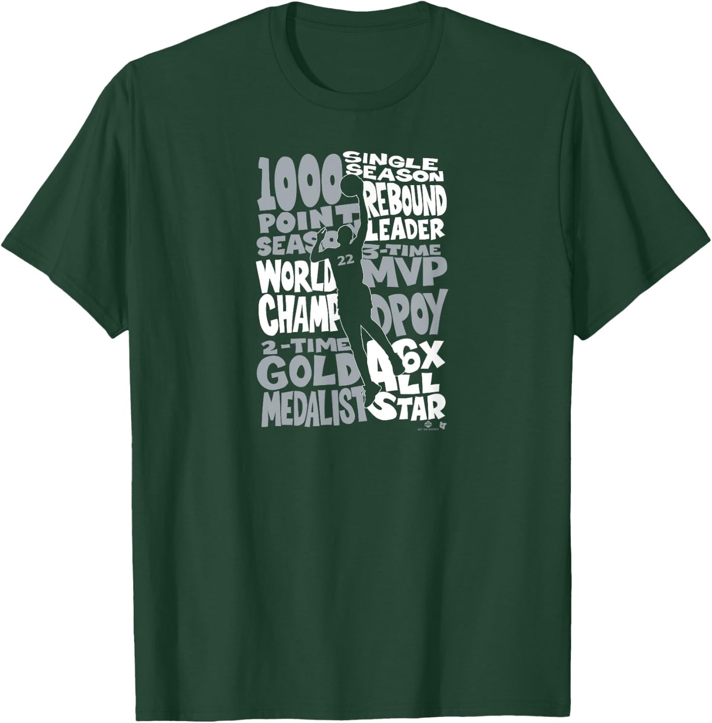 A'ja Wilson - MVP Things - Las Vegas Basketball T-Shirt - T-Shirt | Forest