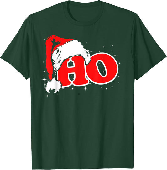 Funny, Retro, Ho, Christmas, Santa Where My Hos At, Group T-Shirt - T-Shirt | Forest