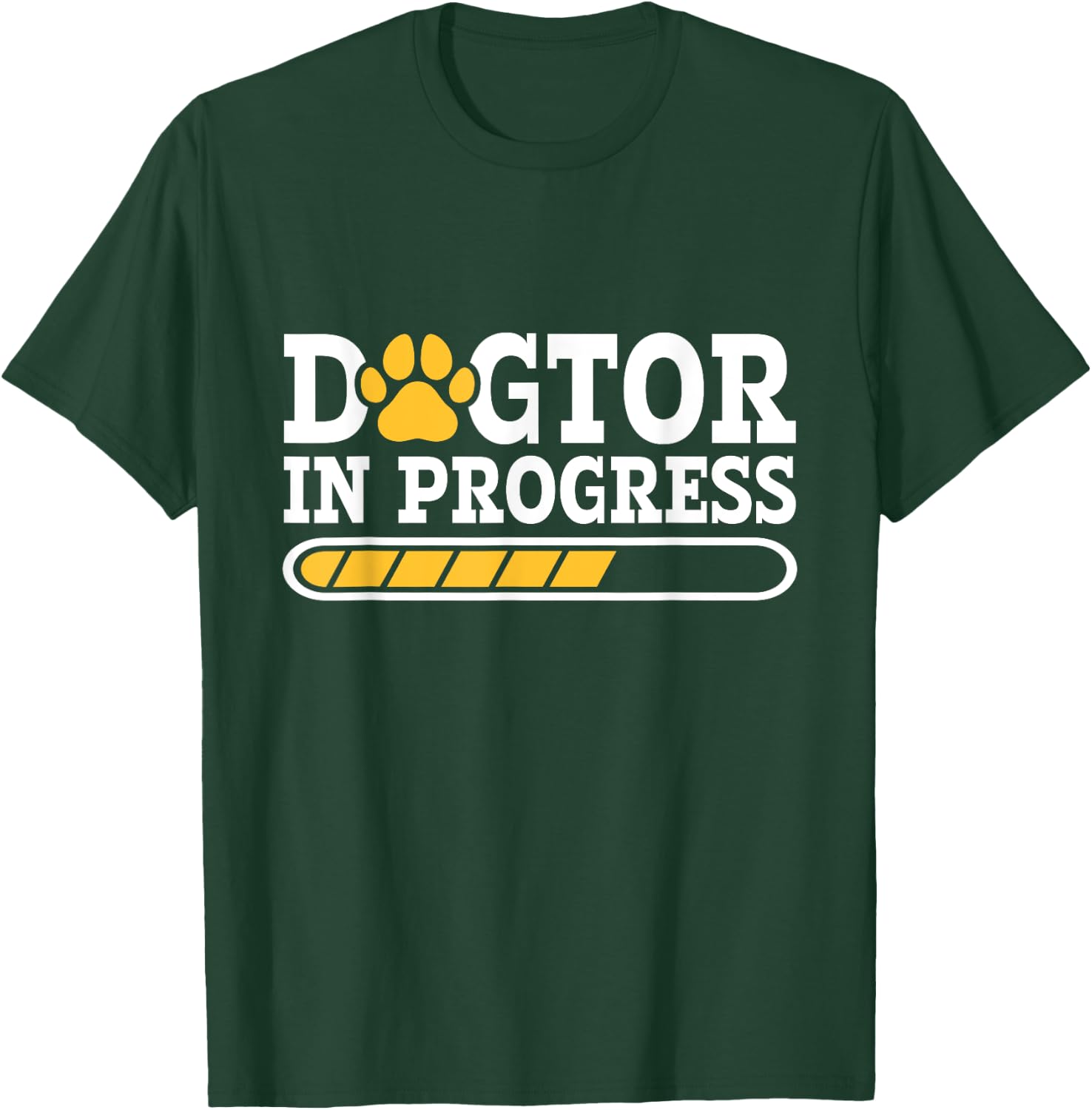 Funny Dogtor in Progress Veterinary Technician Vet Tech T-Shirt - T-Shirt | Forest