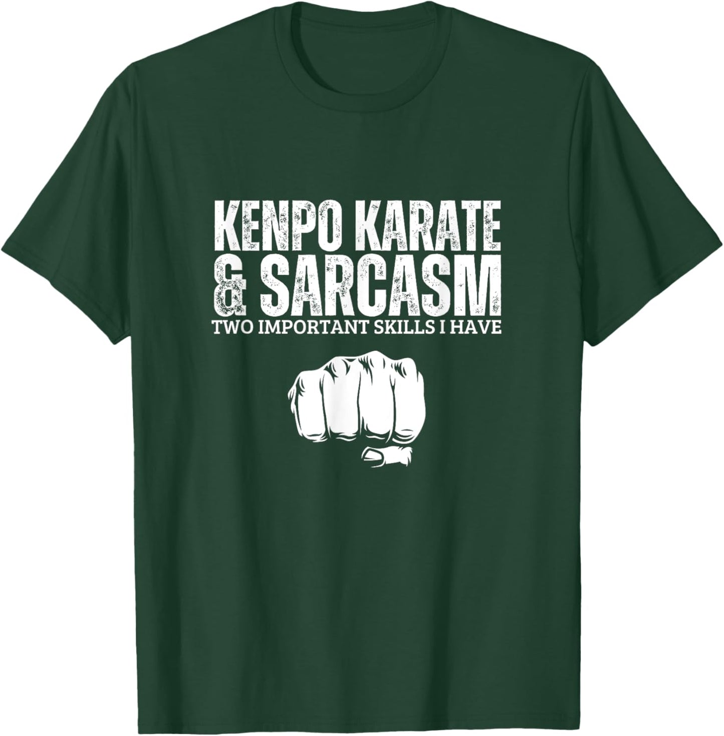 Kenpo Karate and Sarcasm Funny American Kenpo T-Shirt - T-Shirt | Forest