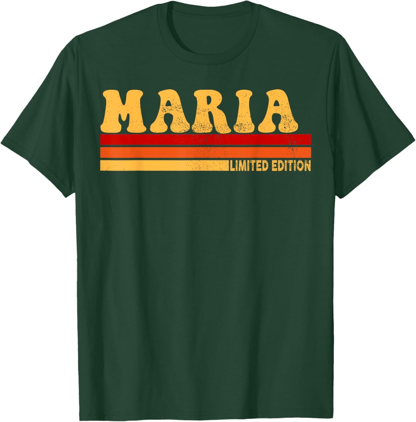Maria Name Personalized Cute Idea Women Vintage Maria T-Shirt - T-Shirt | Forest
