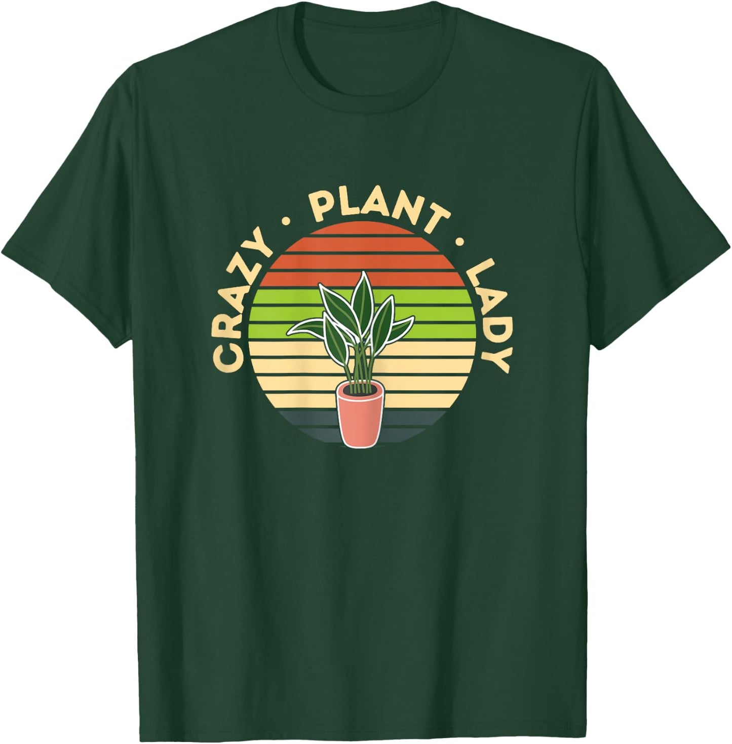 Crazy Plant Lady Shirt Planting Flowers Hobby Gardener Gift T-Shirt - T-Shirt | Forest