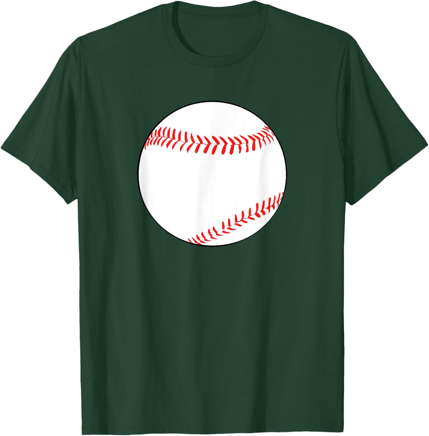 Shirt With Baseball On it T-Shirt - T-Shirt | Forest