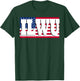ILWU AMERICAN FLAG Women Men T-Shirt - T-Shirt | Forest